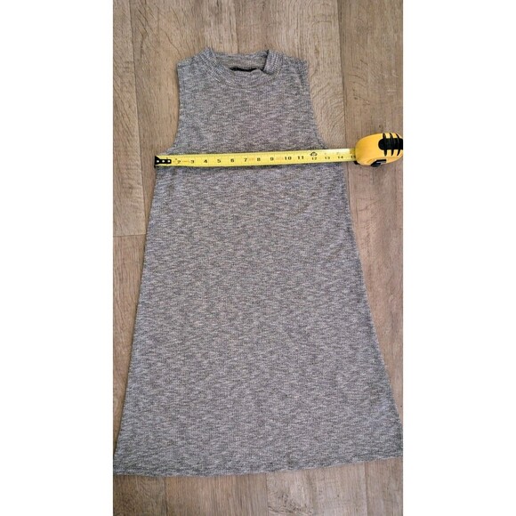 MADEWELL Tank Dress Womens XXS Gray Mock Neck Sleeveless Stretch - Picture 6 of 7